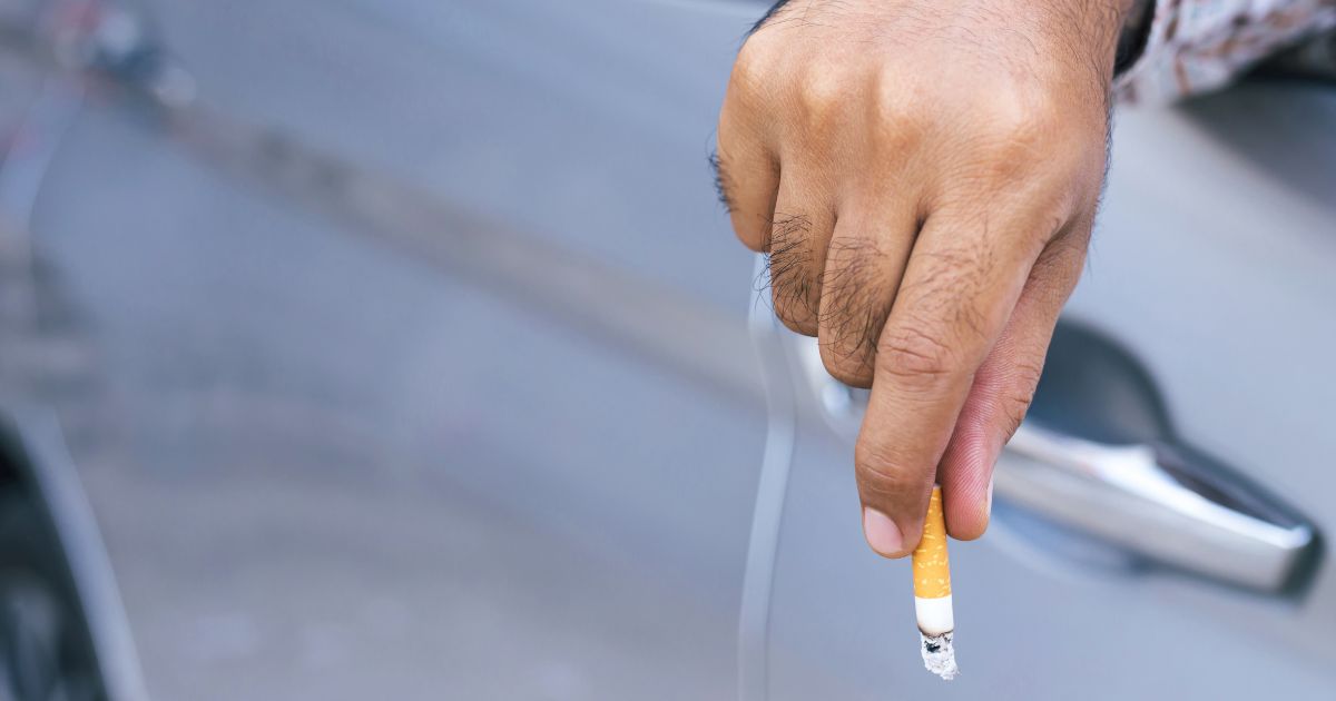 how to get cigarette smell out of car air conditioner