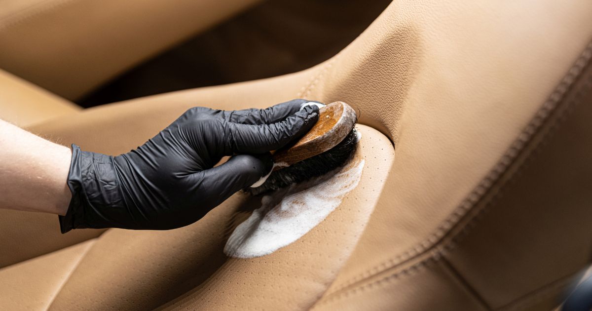 how to get sweat smell out of leather car seats